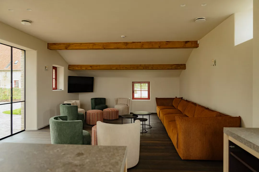 Living room with premium furniture