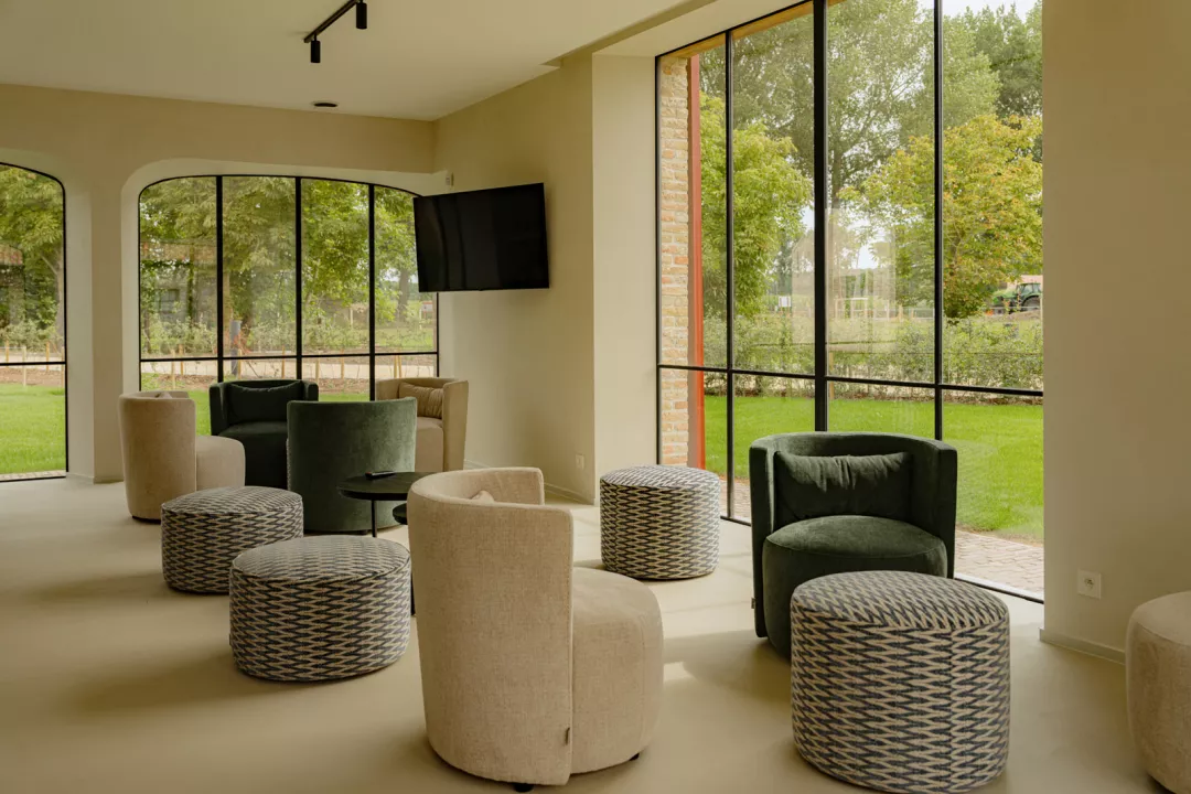 Living room with armchairs