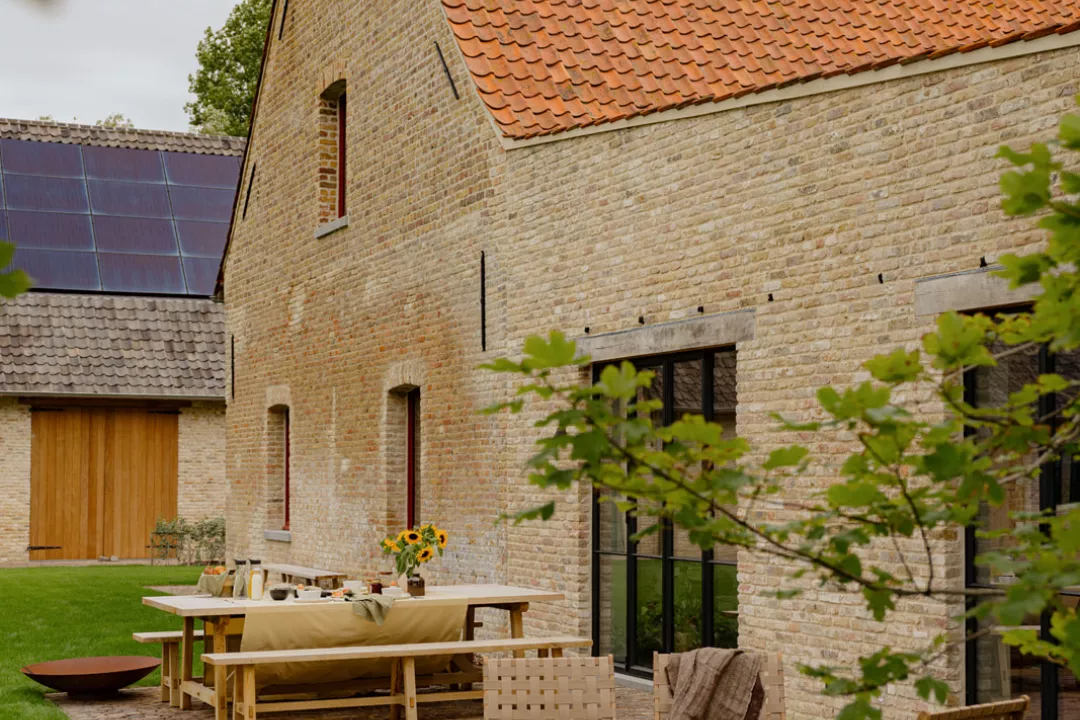 Terrace with outdoor seating and garden view