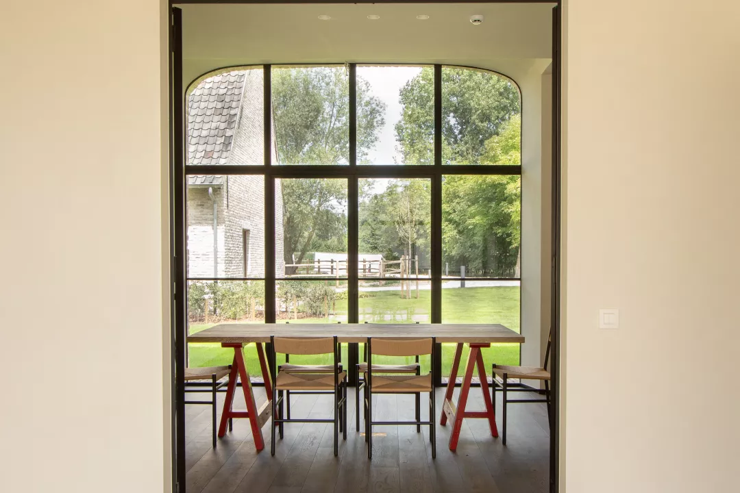 Meeting room with garden view