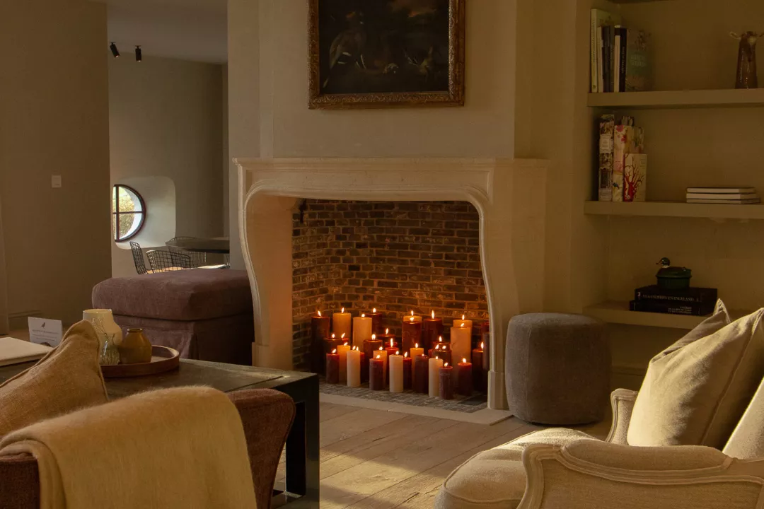 Cozy lounge area in the Landhuis.